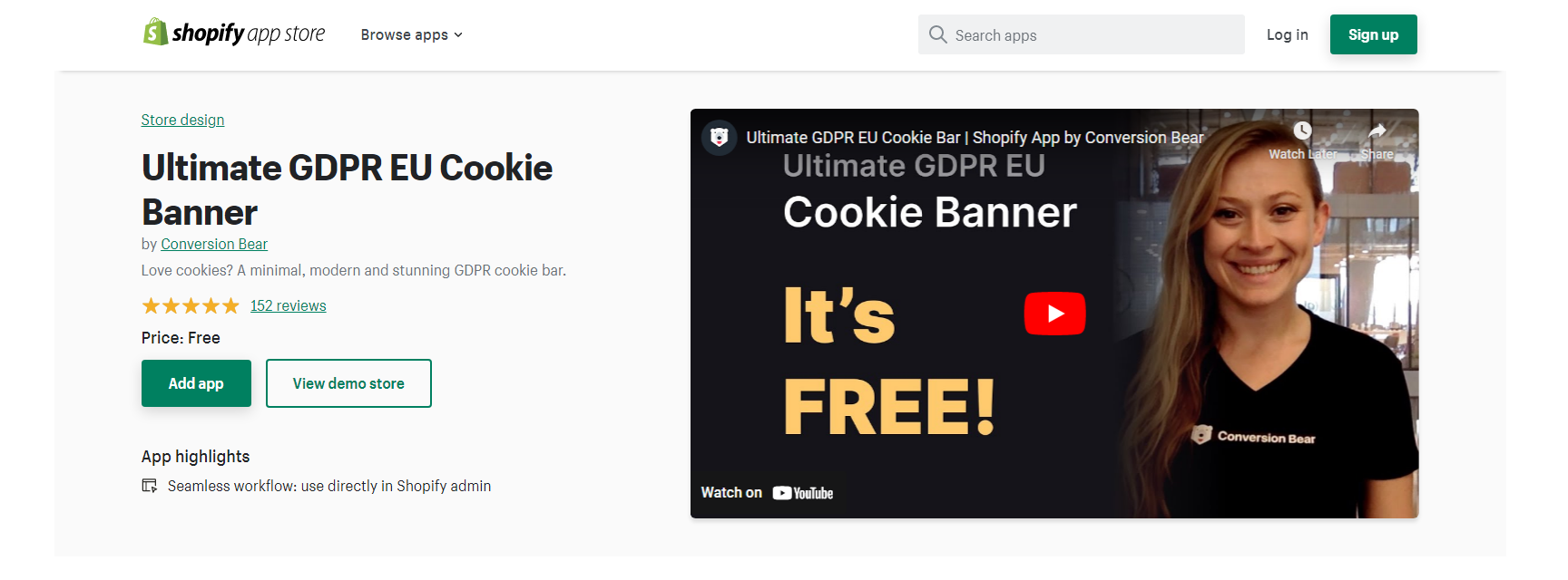 Ultimate GDPR EU - Shopify cookie apps