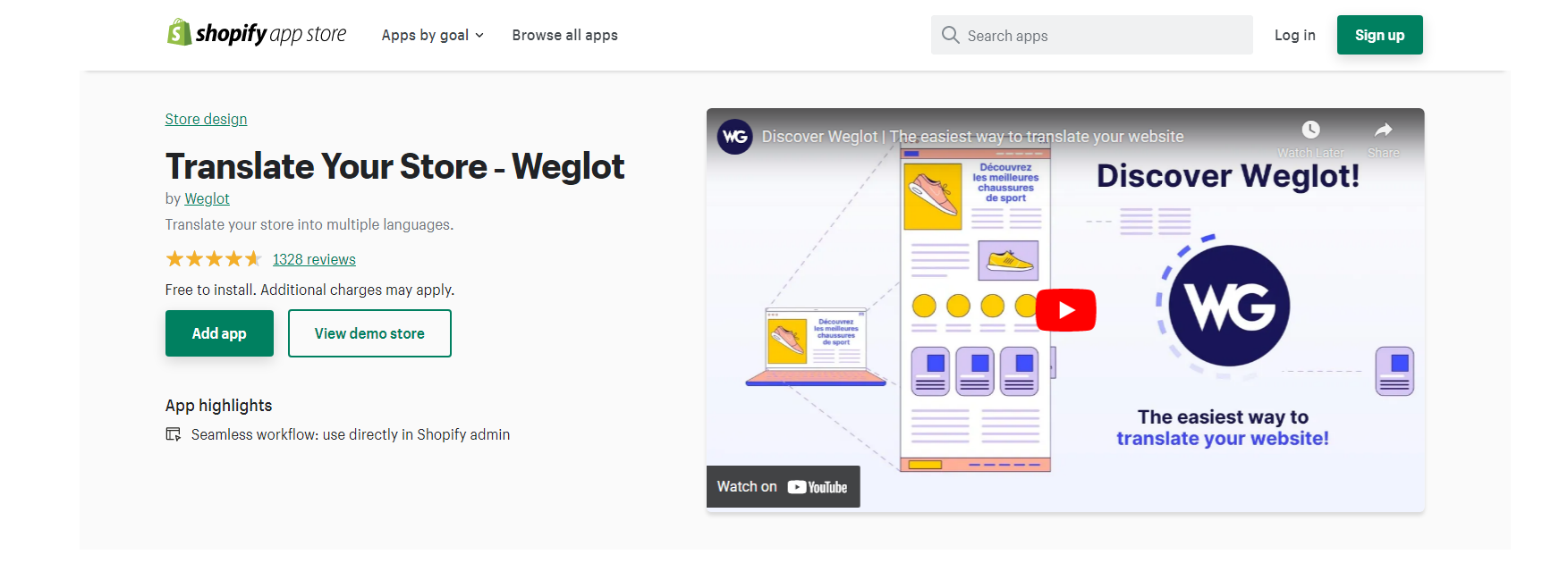 Weglot - shopify translation apps