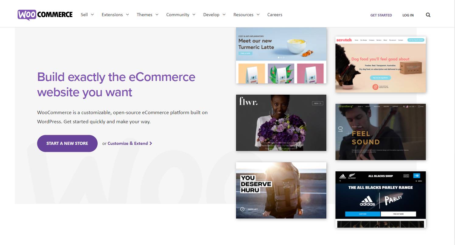WooCommerce Homepage PrestaShop vs WooCommerce