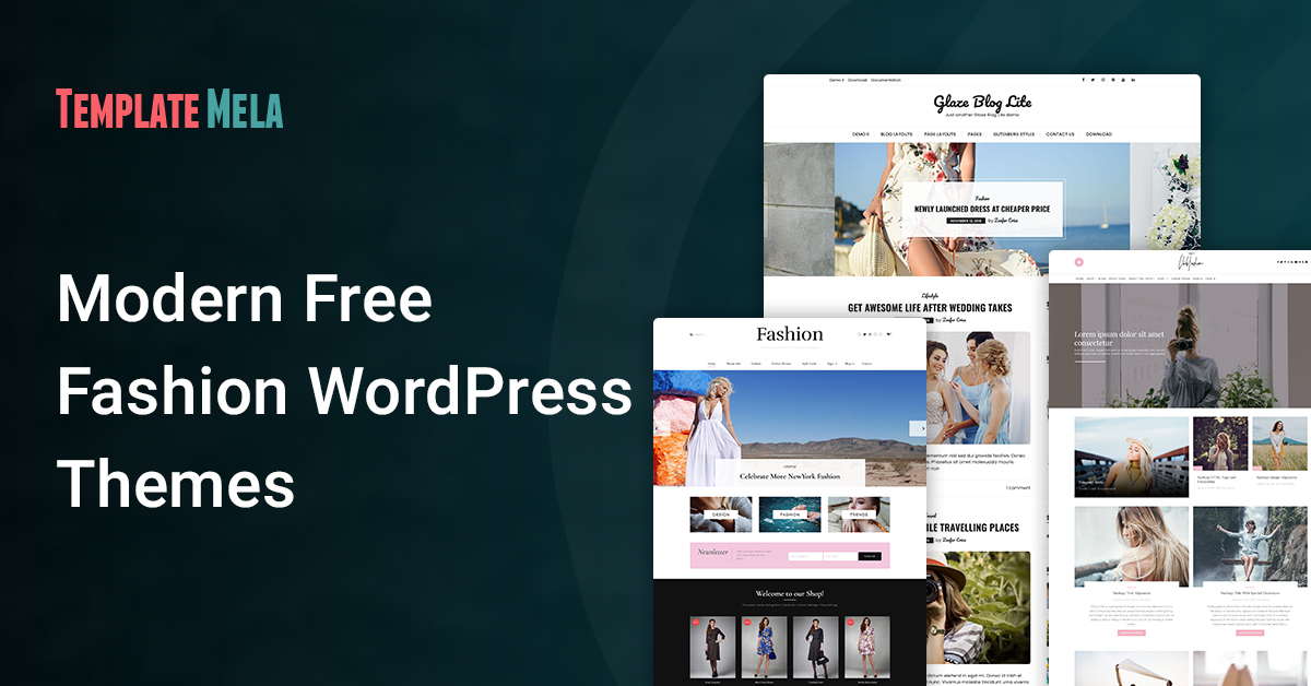 11 Modern Free Fashion WordPress Themes 2022