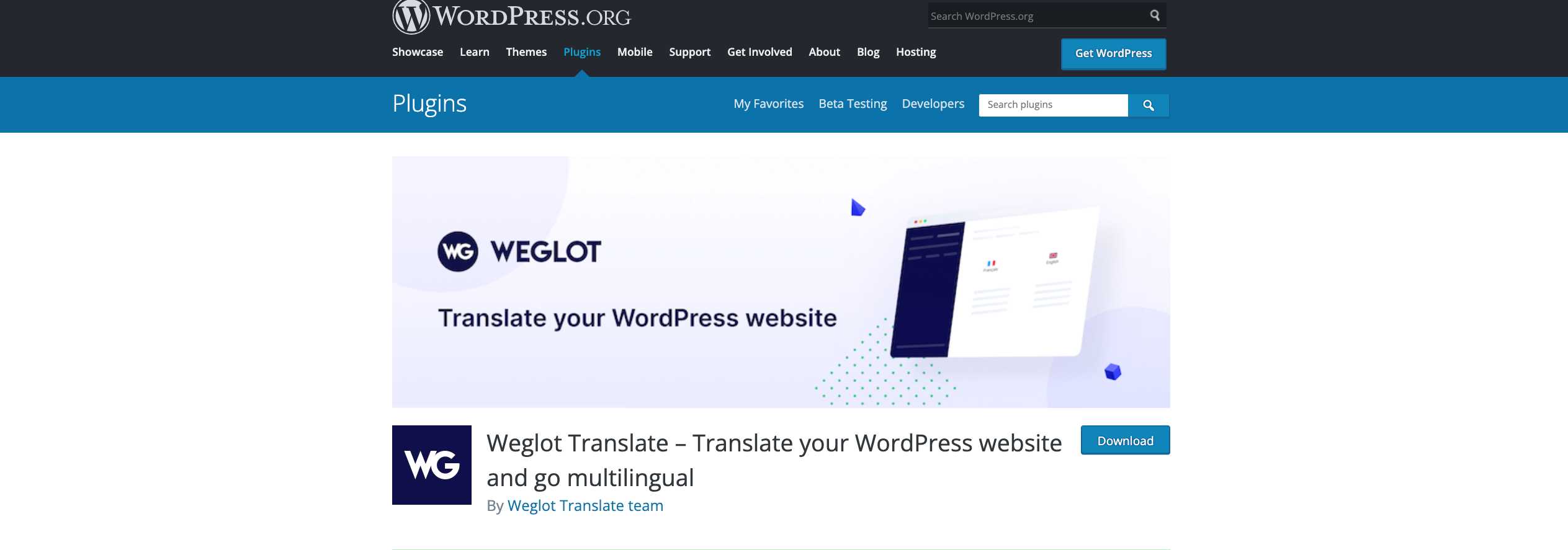 Weglot - WordPress translation plugin